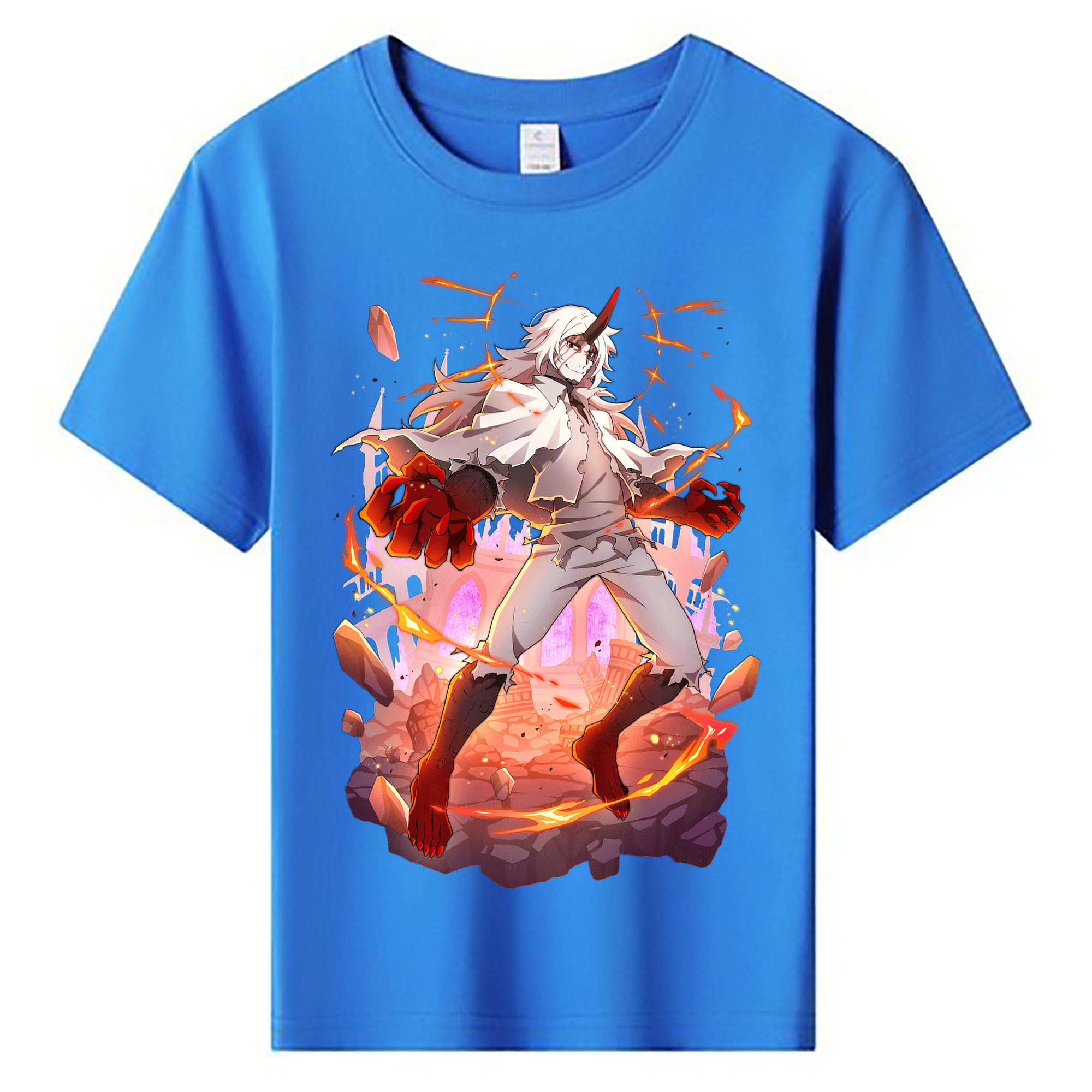 （画像用） 文豪ストレイドッグス Bungo Stray Dogs 綿100％キッズTシャツ（フロントプリント）